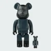 400% + 100% Bearbrick Squid Game Frontman - figurine | Noir*ARTOYZ Best