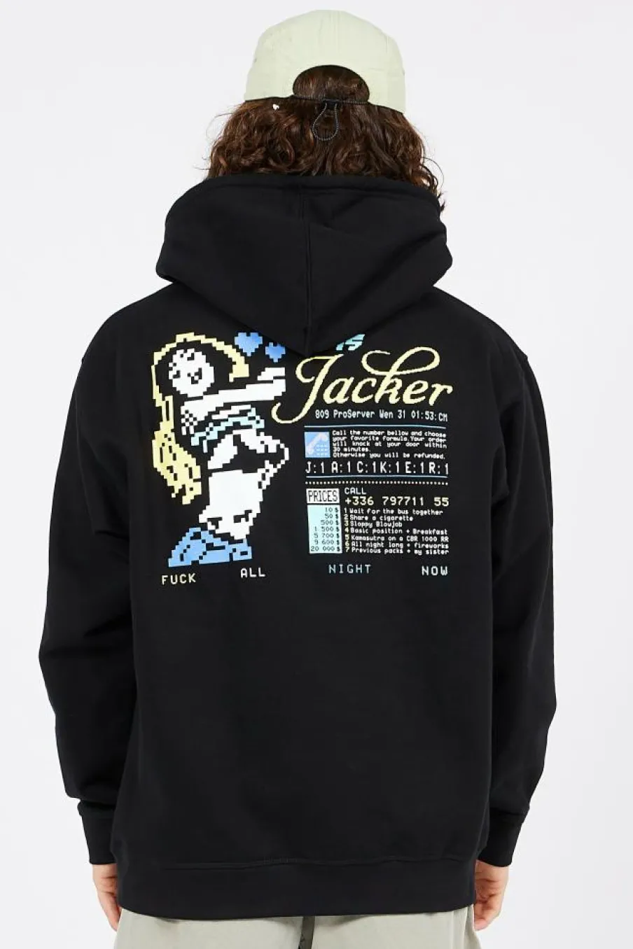 3615 HD - Hoodie | Noir*JACKER New