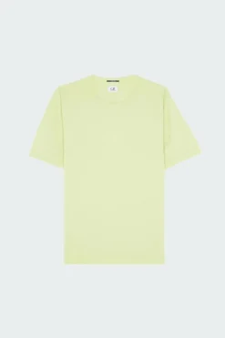 24/1 JERSEY RESIST DYED LOGO - T-shirt | Vert*C.P. COMPANY Hot