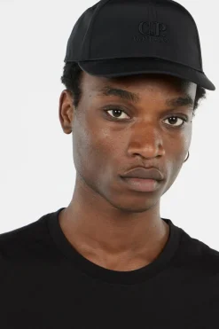 ACCESSORIES BASEBALL CAP IN CHROME - R - Casquette | Noir*C.P. COMPANY Best