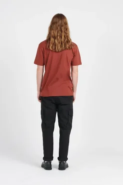 ACE CHEST PRINT T-SHIRT - T-shirt | Marron*WOOD WOOD Best
