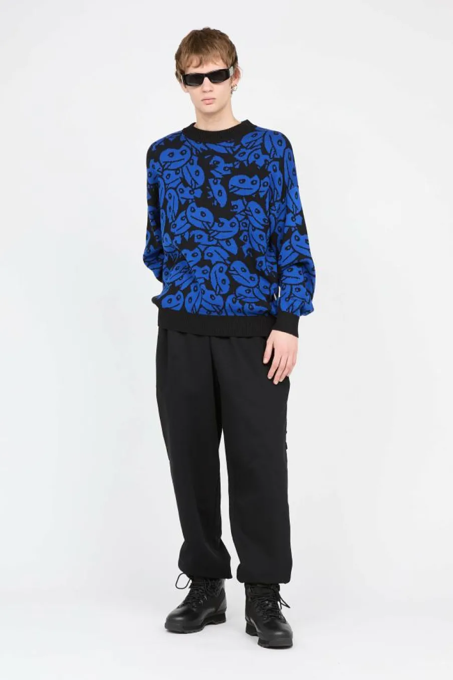 ACID ALL OVER SWEATER - Pull | Bleu*WASTED
