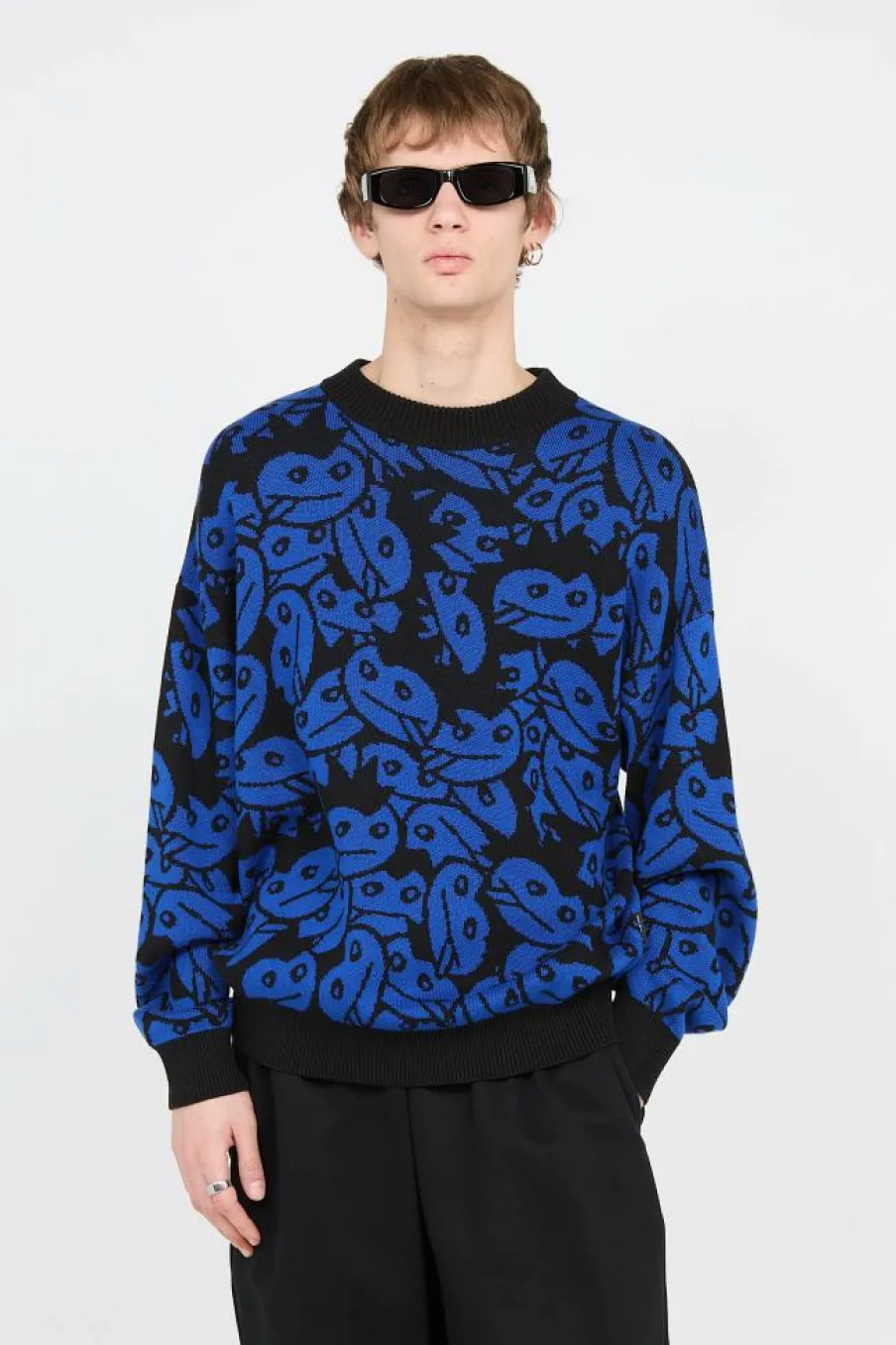 ACID ALL OVER SWEATER - Pull | Bleu*WASTED