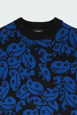 ACID ALL OVER SWEATER - Pull | Bleu*WASTED