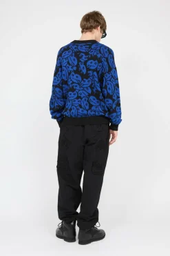 ACID ALL OVER SWEATER - Pull | Bleu*WASTED