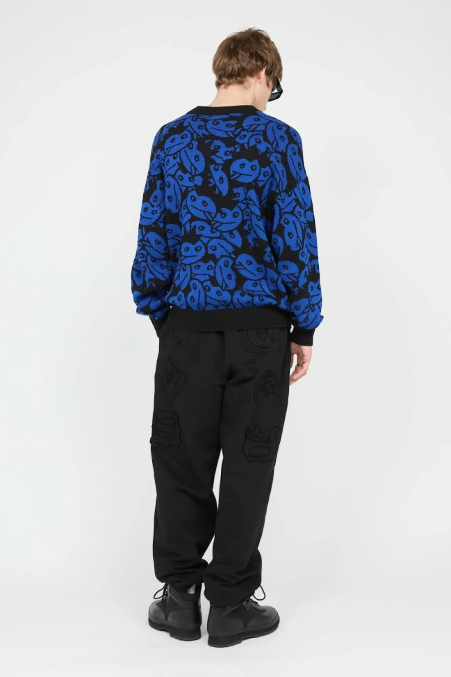 ACID ALL OVER SWEATER - Pull | Bleu*WASTED