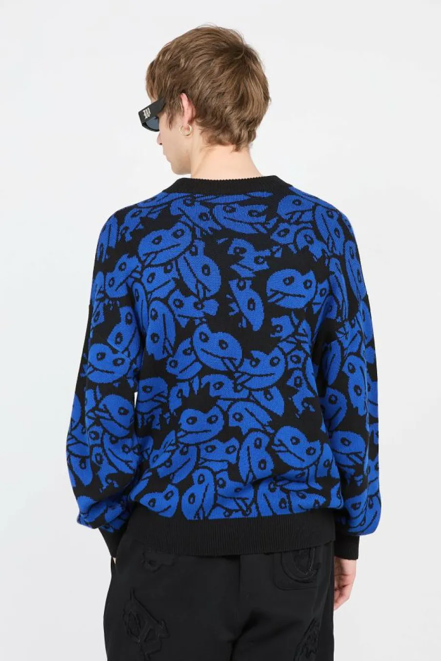 ACID ALL OVER SWEATER - Pull | Bleu*WASTED