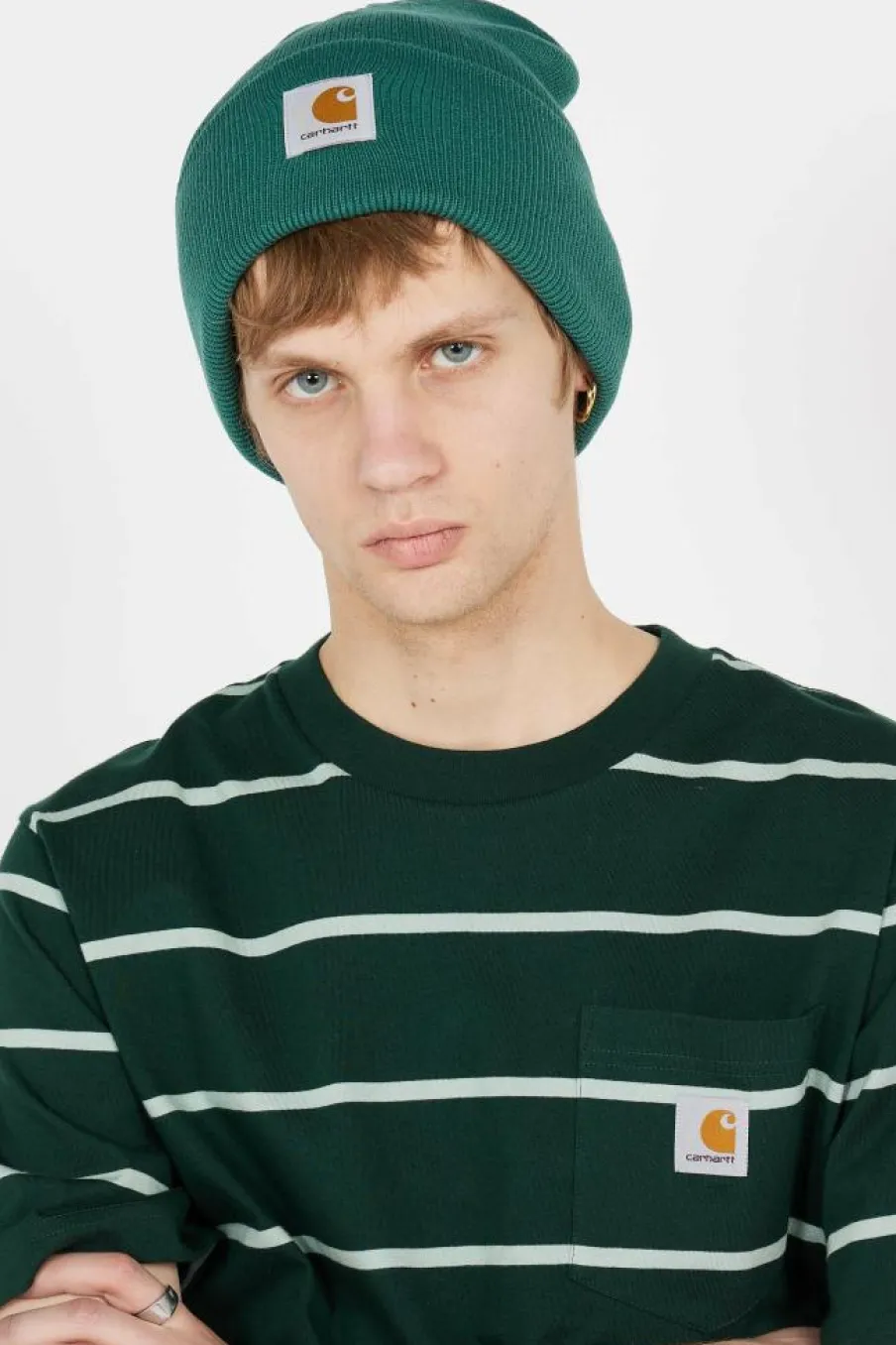 Acrylic Watch Hat - Bonnet | Vert*CARHARTT WIP Best