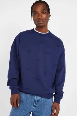 ALL OVER - Sweatshirt | Bleu*HOLOGRAM Discount