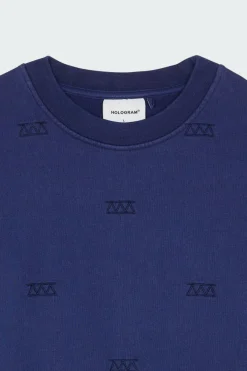 ALL OVER - Sweatshirt | Bleu*HOLOGRAM Discount