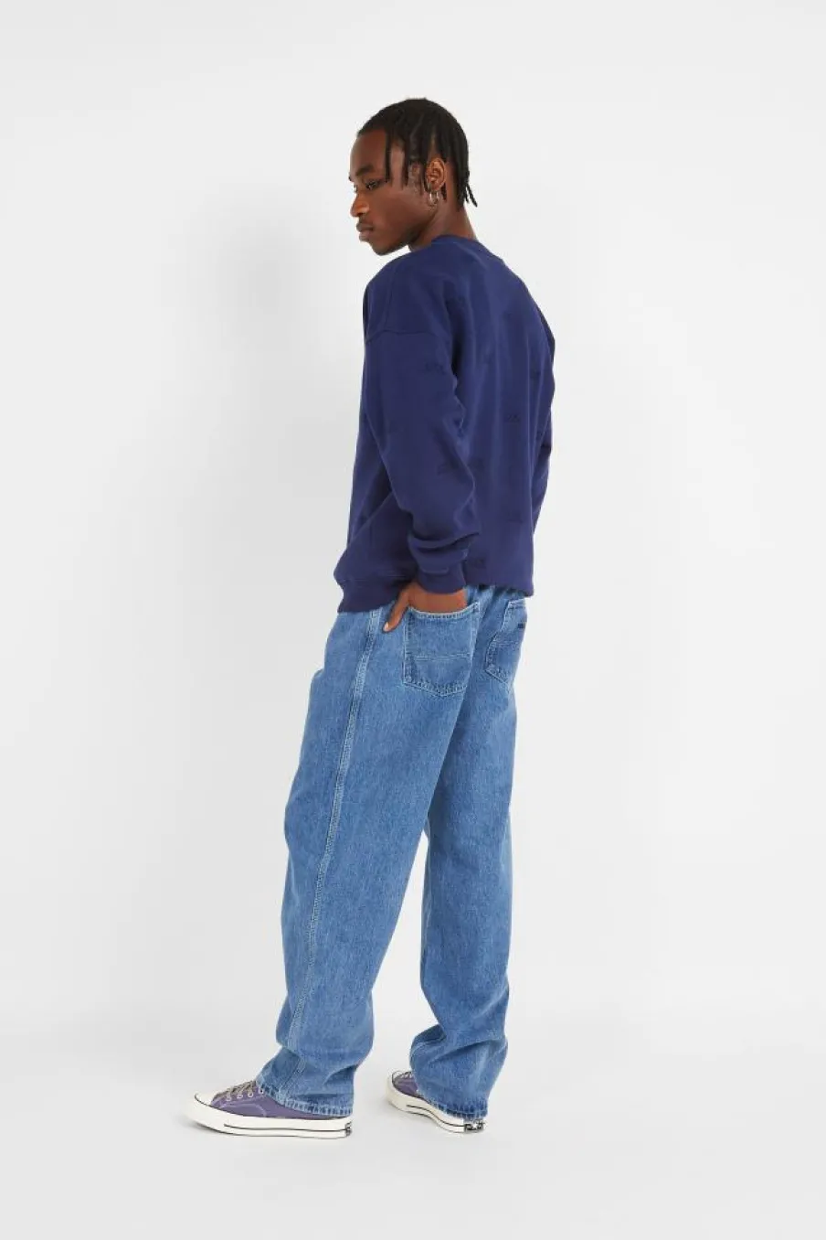 ALL OVER - Sweatshirt | Bleu*HOLOGRAM Discount
