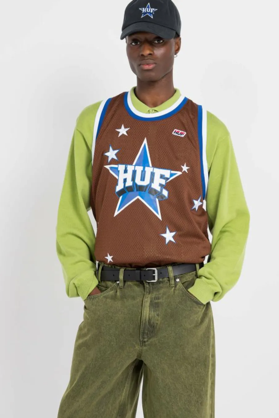 ALL STAR BASKETBALL JERSEY - Jersey | Marron*HUF Hot