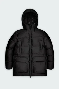 ALTA LONG PUFFER CARGO JACKET W3T4 - Doudoune | Noir*RAINS Best