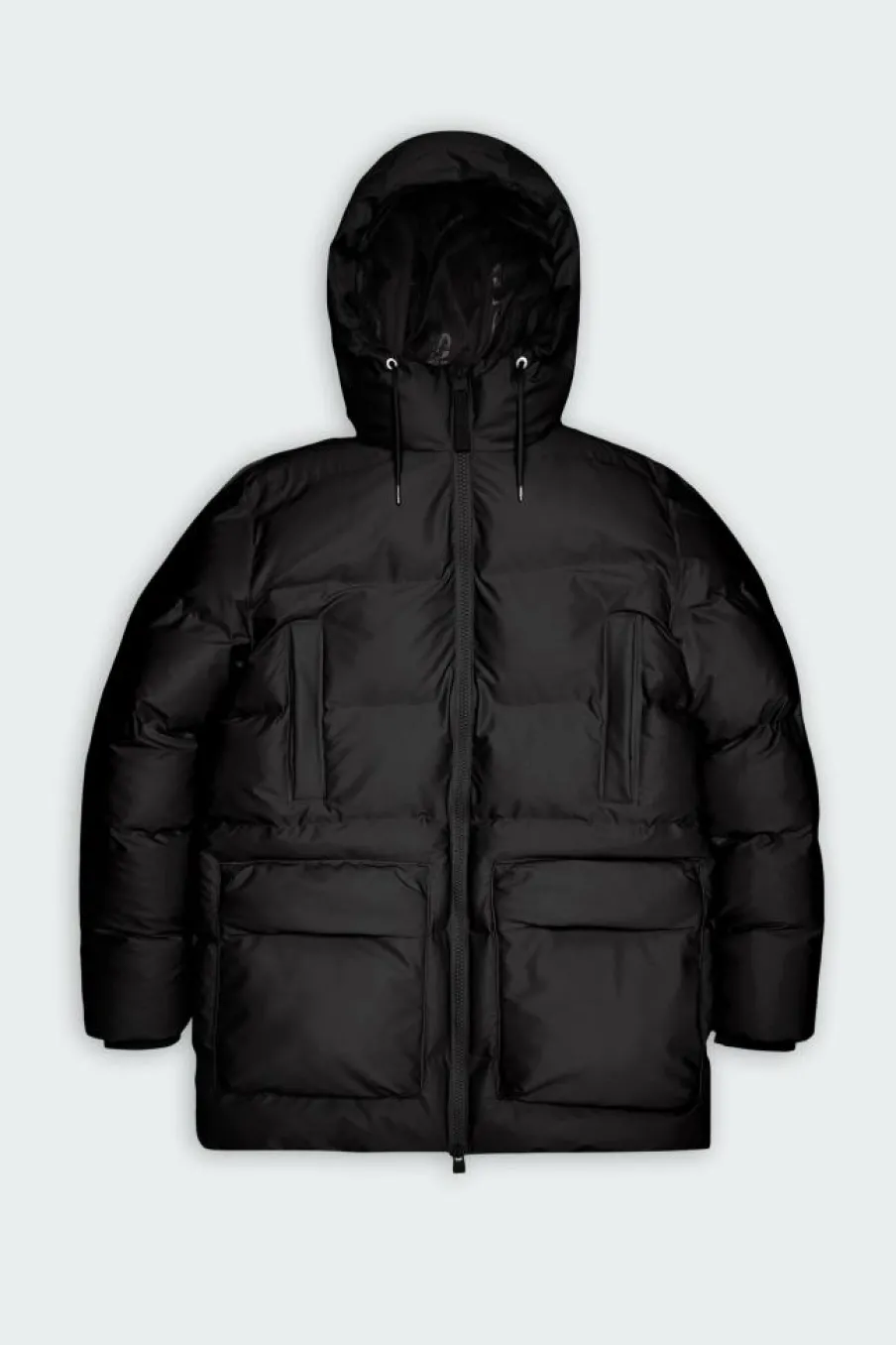 ALTA LONG PUFFER CARGO JACKET W3T4 - Doudoune | Noir*RAINS Best