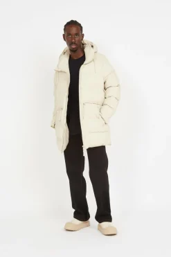 Alta long puffer string - Doudoune | Beige*RAINS New