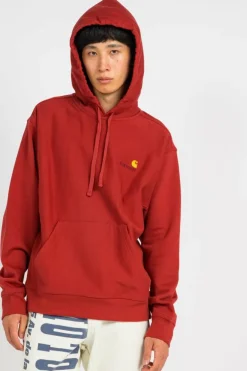 AMERICAN SCRIPT - Hoodie | Rouge*CARHARTT WIP Hot