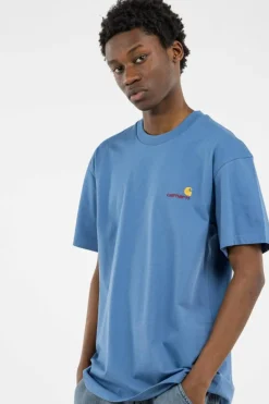 AMERICAN SCRIPT - T-shirt | Bleu*CARHARTT WIP Online