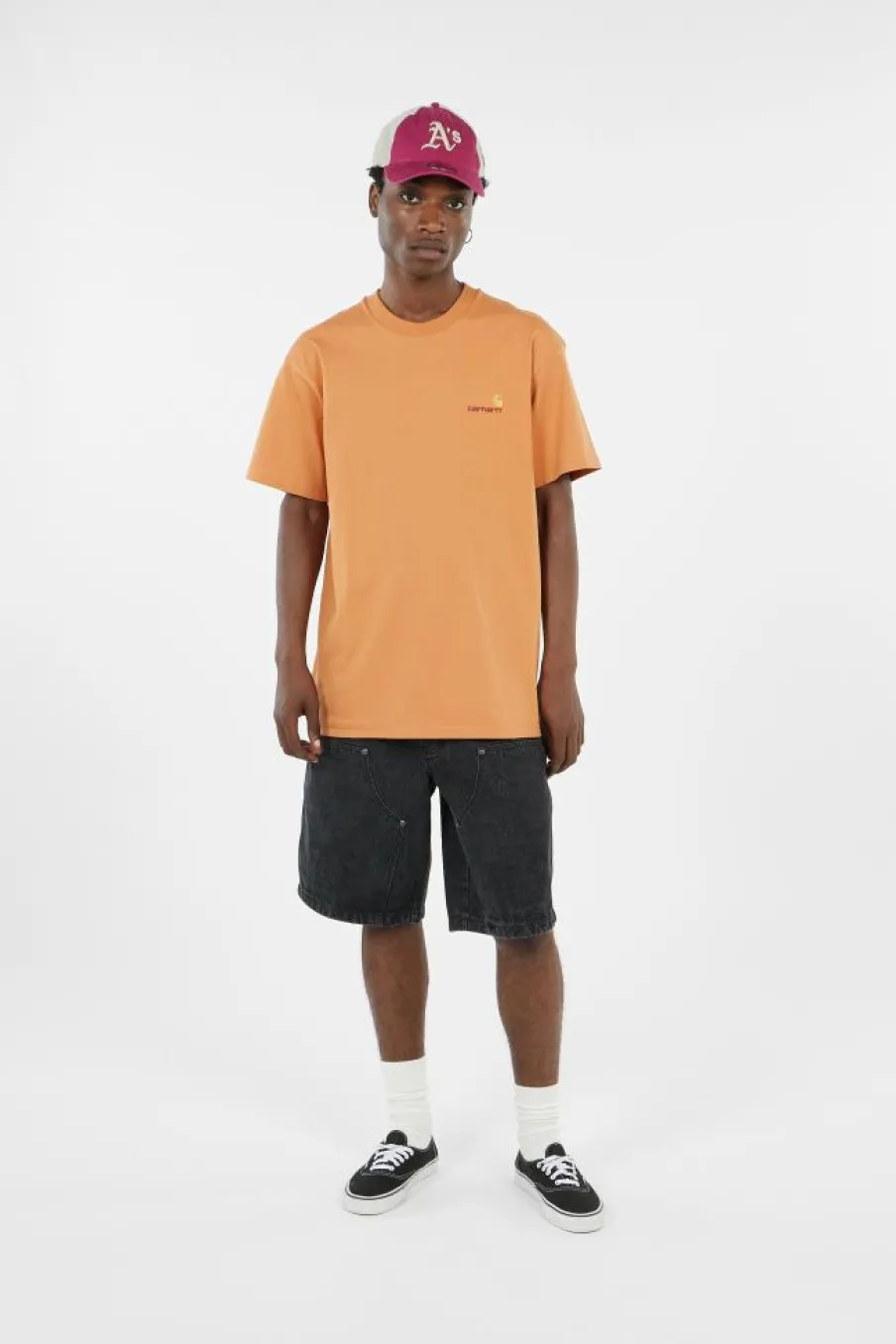 AMERICAN SCRIPT - T-shirt | Orange*CARHARTT WIP Hot