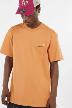 AMERICAN SCRIPT - T-shirt | Orange*CARHARTT WIP Hot