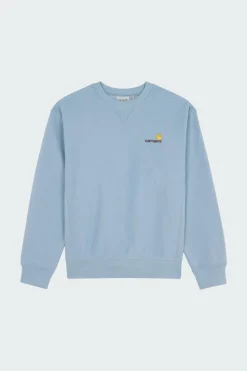 American Script Sweat - Sweatshirt | Bleu*CARHARTT WIP Clearance