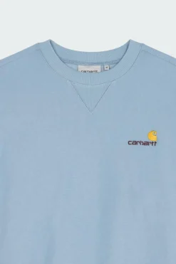 American Script Sweat - Sweatshirt | Bleu*CARHARTT WIP Clearance