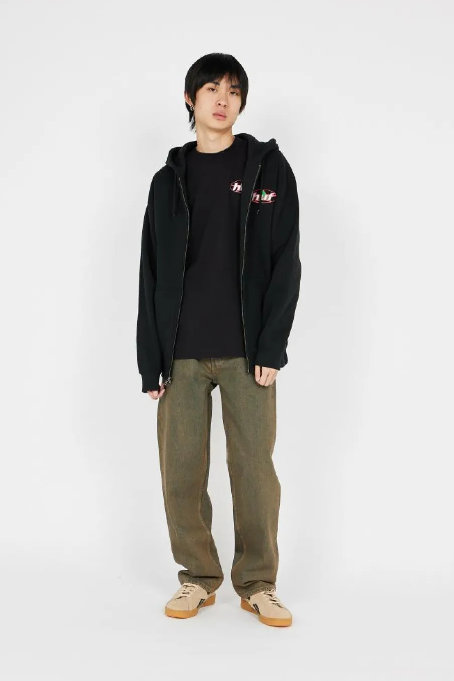 ANDROMEDA ZIP HOOD - Hoodie zippé | Noir*HUF Outlet