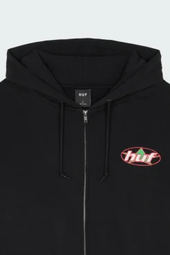 ANDROMEDA ZIP HOOD - Hoodie zippé | Noir*HUF Outlet