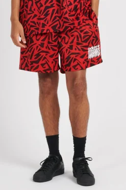 AOP SHORTS - Short | Rouge*ADIDAS