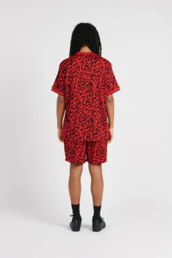AOP SHORTS - Short | Rouge*ADIDAS