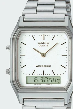 AQ-230A-7DMQYES - Montre Casio Quartz en acier | Gris*CASIO VINTAGE New