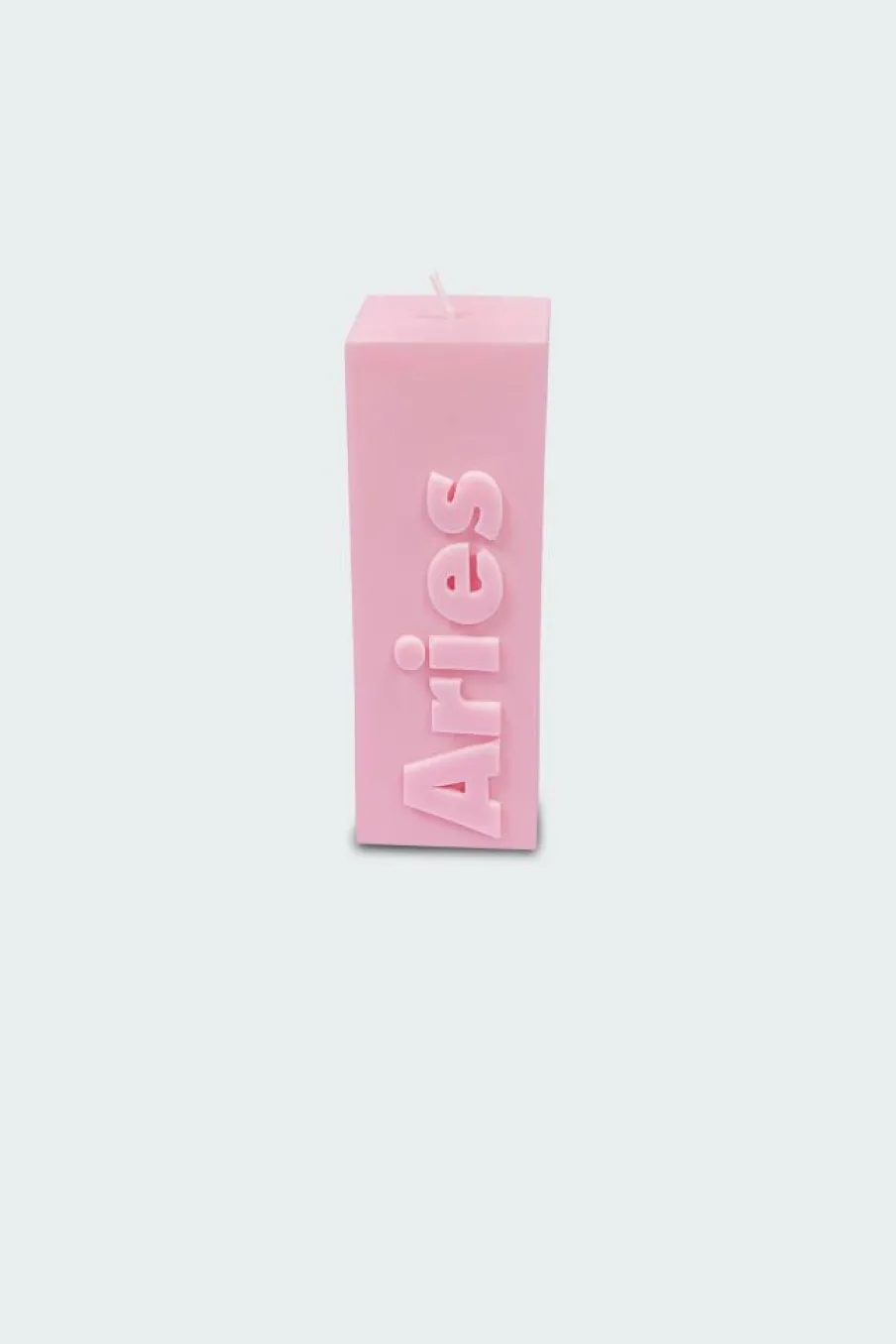 ARIES ZODIAC BLOCK PILLAR CANDLE - Bougie | Orange*FLAMINGO CANDLES New