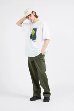 Asa Spray Paint T-shirt GOTS - T-shirt | Blanc*WOOD WOOD Hot