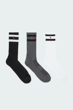 Athletic Crew Sock - Pack de 3 chaussettes | Multicolore*POLO RALPH LAUREN
