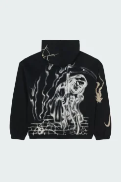 ATM BOXY ZIP HOODIE - Hoodie | Noir*WASTED Discount