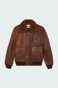 AVIATION - Blouson | Marron*SCHOTT Discount
