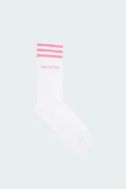 BAD BITCH - Chaussettes | Blanc*MOTHER SOCKER New
