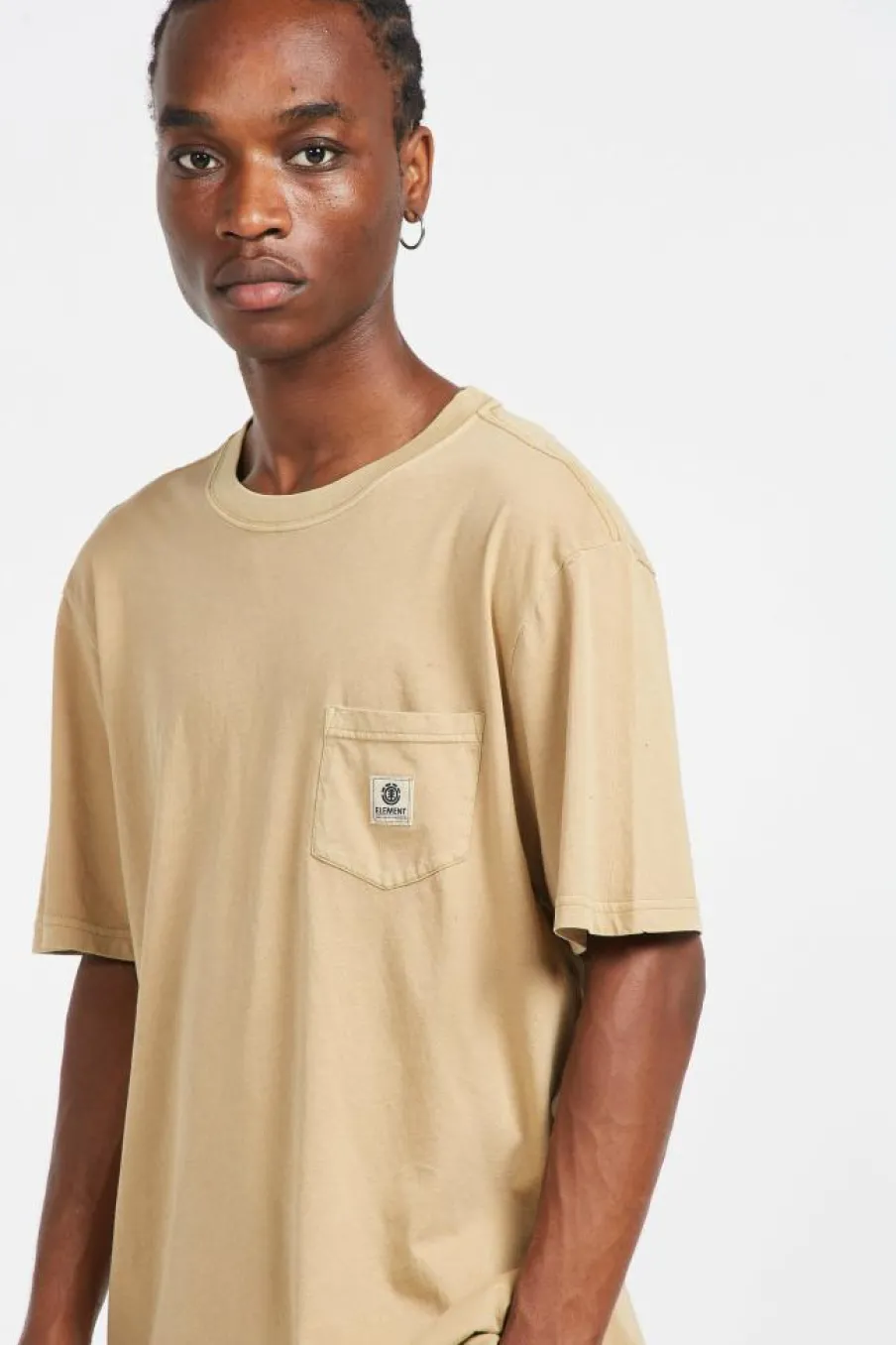 BASIC PKT PIGMENT - T-shirt | Kaki*ELEMENT