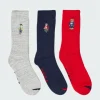 BEARS CREW G - Pack de 3 chaussettes | Multicolore*POLO RALPH LAUREN Clearance