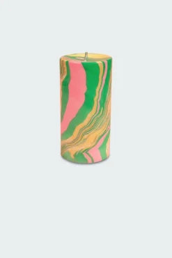 BEVERLY HILLS MARBLE PILLAR CANDLE - Bougie | colore*FLAMINGO CANDLES Sale