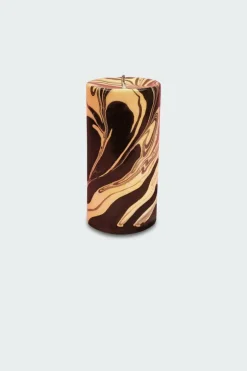 BEVERLY HILLS MARBLE PILLAR CANDLE - Bougie | colore*FLAMINGO CANDLES Sale