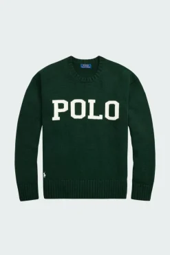 Big Fit Logo Cotton Sweater - Pull | Vert*POLO RALPH LAUREN New