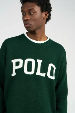 Big Fit Logo Cotton Sweater - Pull | Vert*POLO RALPH LAUREN New