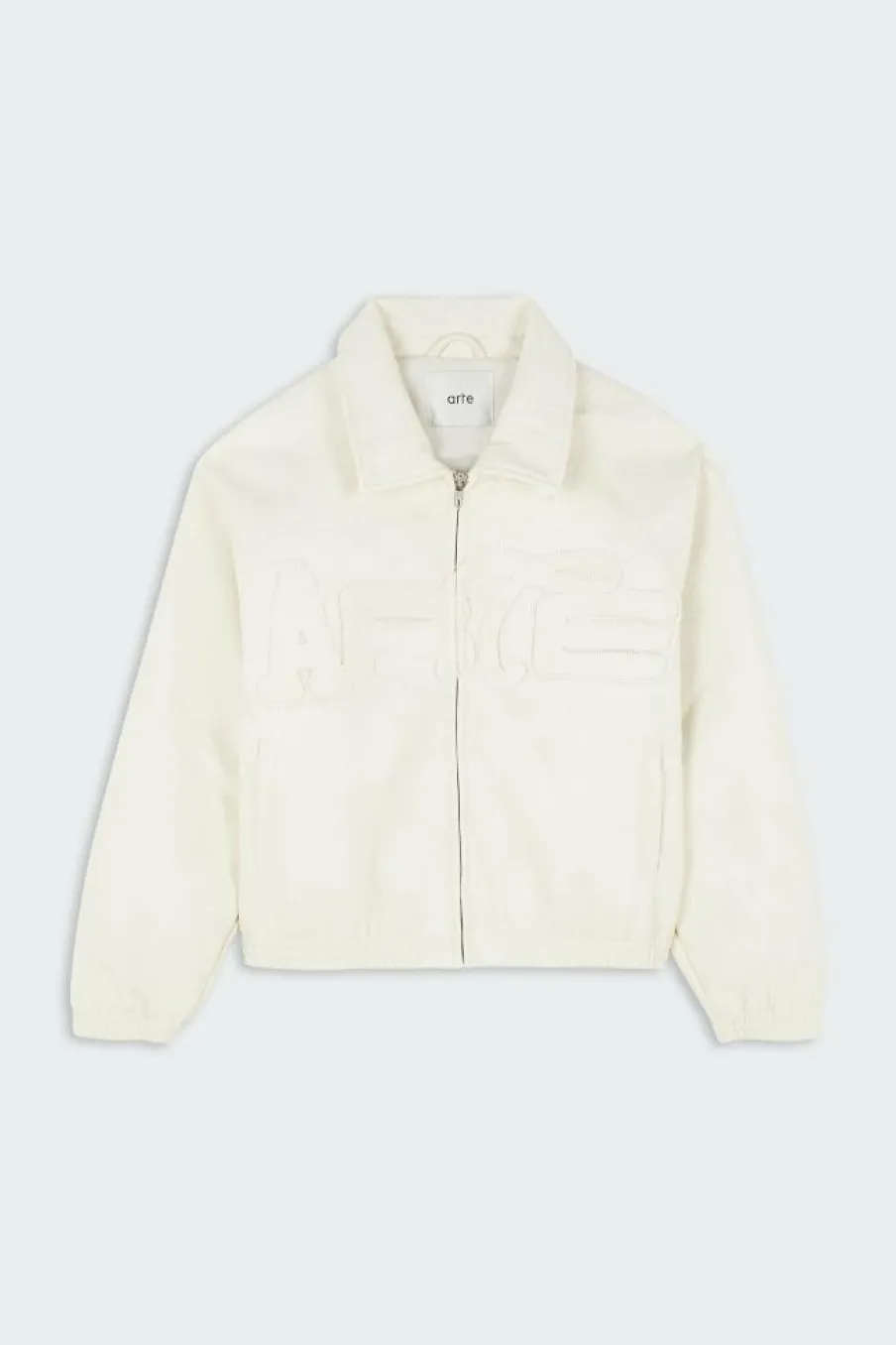Big Logo Leather Jacket - Veste | Beige*ARTE ANTWERP Clearance