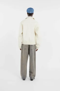 Big Logo Leather Jacket - Veste | Beige*ARTE ANTWERP Clearance