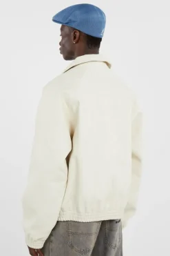 Big Logo Leather Jacket - Veste | Beige*ARTE ANTWERP Clearance