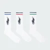 Big Pony Athletic - Pack de 3 chaussettes | Blanc*POLO RALPH LAUREN Online