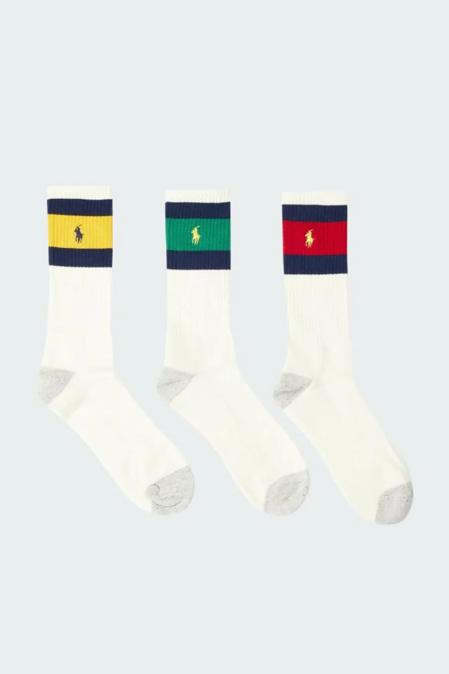 Big Pony Crew - Pack de 3 chaussettes | Blanc*POLO RALPH LAUREN Outlet