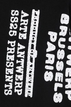 Big Print Knit Sweater - Pull | Noir*ARTE ANTWERP Online