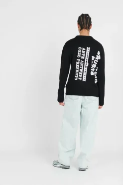 Big Print Knit Sweater - Pull | Noir*ARTE ANTWERP Online