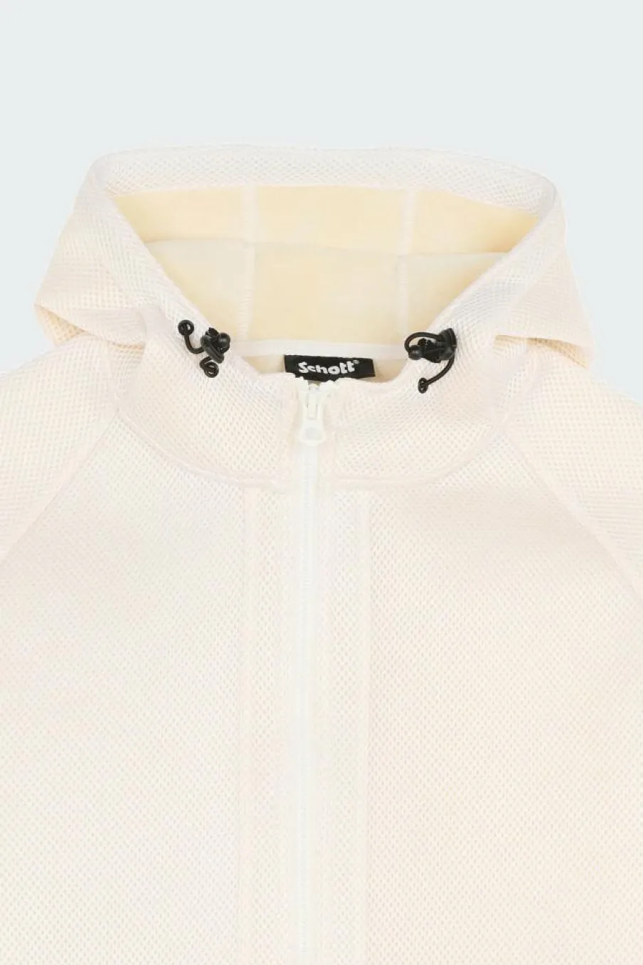BIG SWEAT A CAPUCHE - Hoodie zippé | Blanc*SCHOTT New
